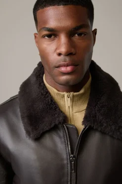 Strellson Jacken|Lederjacken-Lederjacke Monty,