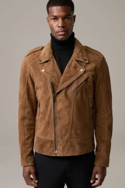 Strellson Jacken|Lederjacken-Lederjacke Parkson, medium beige