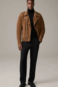 Strellson Jacken|Lederjacken-Lederjacke Parkson, medium beige