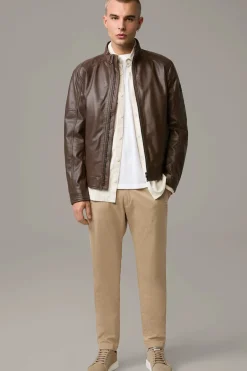 Strellson Lederjacken-Lederjacke Preston,