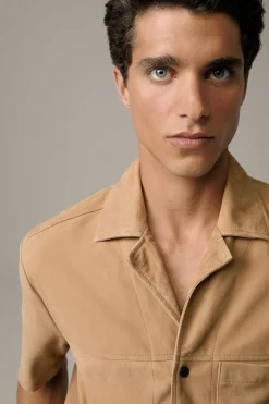 Strellson Lederjacken-Leder-Overshirt Indio,