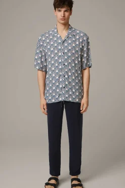 Strellson Hosen-Leinen-Mix Stoffhose Saturn,