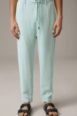 Strellson Hosen-Leinen-Mix Stoffhose Saturn, mint