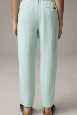 Strellson Hosen-Leinen-Mix Stoffhose Saturn, mint