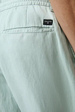 Strellson Hosen-Leinen-Mix Stoffhose Saturn, mint