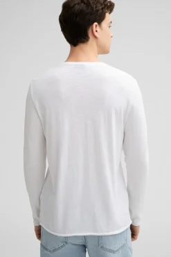 Strellson Tshirts & Sweats-Longsleeve Colin, wei&szlig;