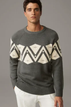 Strellson Strick-Norweger-Pullover Tito, /beige