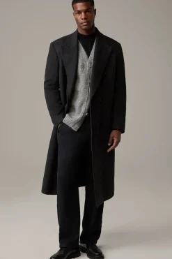 Strellson Mäntel-Oversized-Wollmix-Mantel Laned, anthrazit