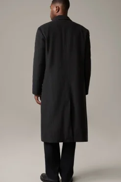 Strellson Mäntel-Oversized-Wollmix-Mantel Laned, anthrazit