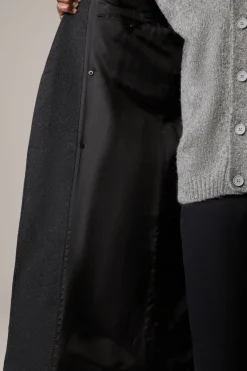 Strellson Mäntel-Oversized-Wollmix-Mantel Laned, anthrazit