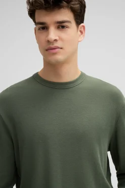 Strellson Strick-Pullover Breda, dunkelgr&uuml;n