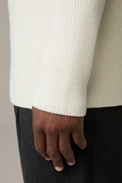 Strellson Strick-Rollkragenpullover Varg, offwhite
