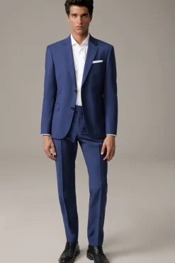 Strellson Anzüge-Schurwoll-Anzug Aidan-Max, dunkelblau gemustert