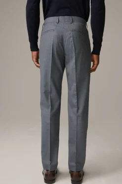 Strellson Hosen-Schurwoll-Anzughose Max, navy gemustert