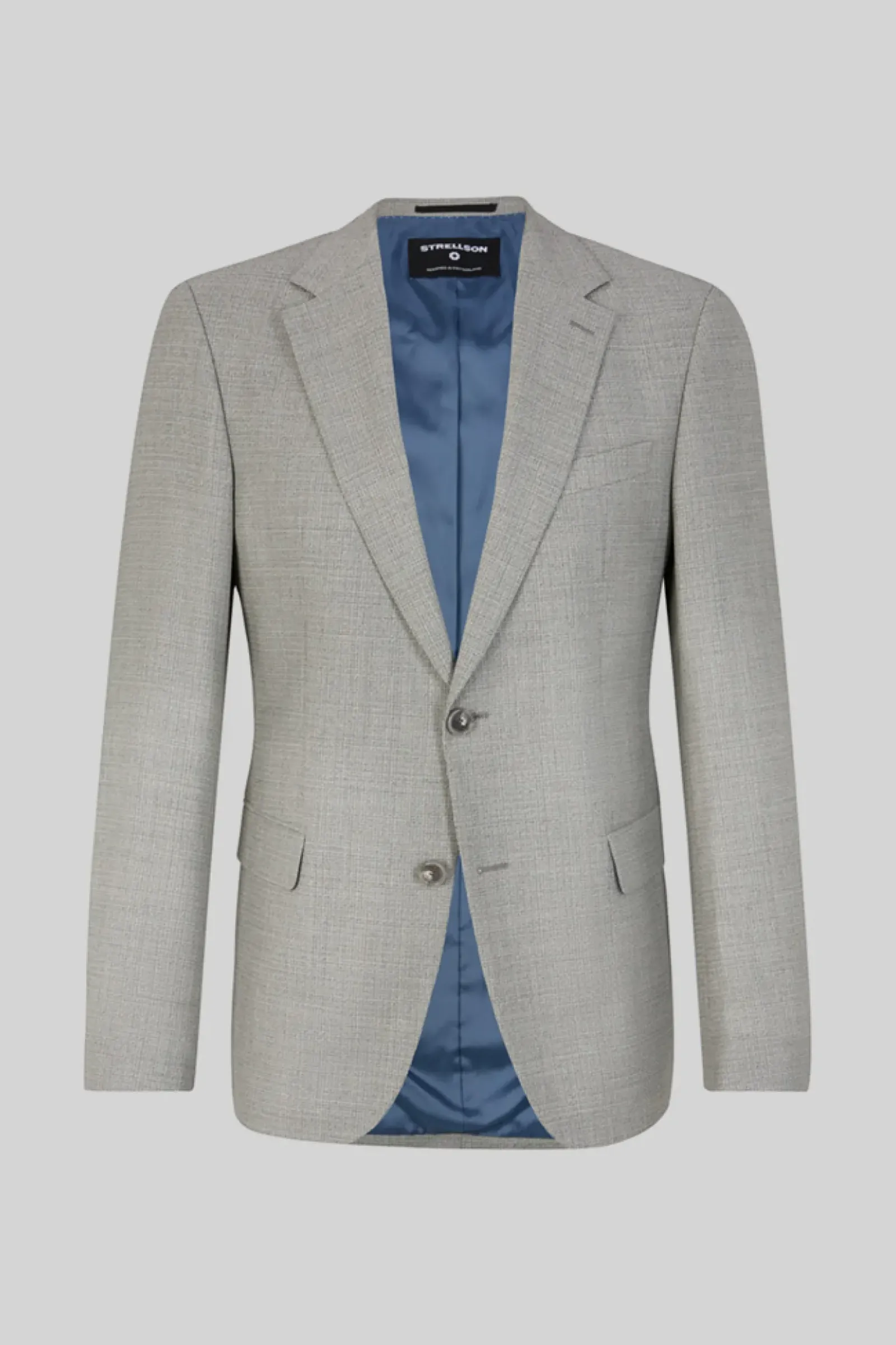 Strellson Anzüge|Baukastenanzüge-Schurwoll-Baukasten-Anzug Alzer-Maury, grau meliert