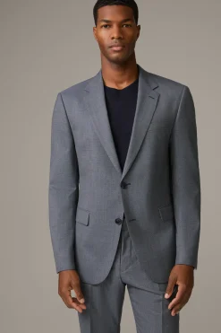 Strellson Sakkos-Schurwoll-Baukasten-Sakko Aidan, navy gemustert