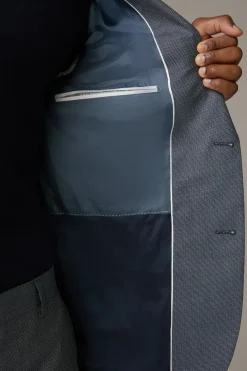 Strellson Sakkos-Schurwoll-Baukasten-Sakko Aidan, navy gemustert