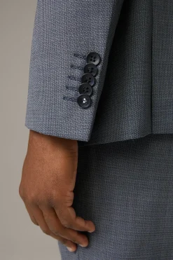 Strellson Sakkos-Schurwoll-Baukasten-Sakko Aidan, navy gemustert