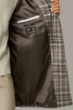 Strellson Mäntel-Schurwoll-Mix-Mantel Cabbano, braun strukturiert