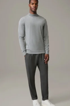 Strellson Strick-Schurwoll-Pullover Marek, grau