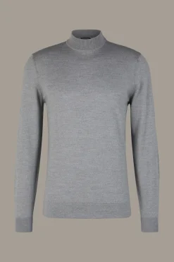 Strellson Strick-Schurwoll-Pullover Marek, grau
