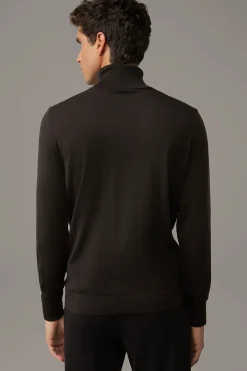 Strellson Strick-Schurwoll-Rollkragenpullover Marek,