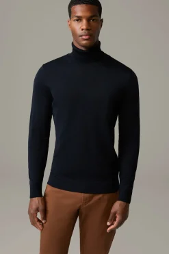 Strellson Strick-Schurwoll-Rollkragenpullover Marek,