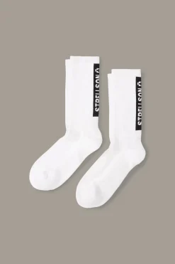 Strellson Socken-Soft Cotton Socken, weiß