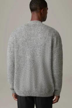 Strellson Strick-Strickjacke Ash, grau meliert