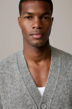 Strellson Strick-Strickjacke Ash, grau meliert