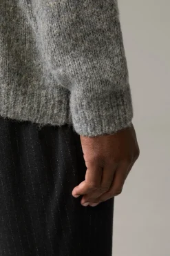 Strellson Strick-Strickjacke Ash, grau meliert