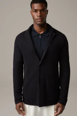 Strellson Strick-Strickjacke Varg, navy