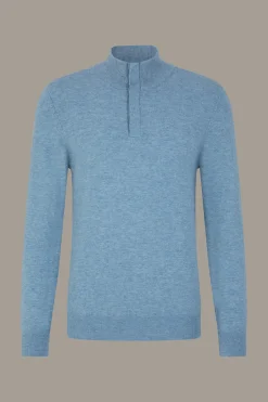 Strellson Strick-Troyer Luka, blau meliert