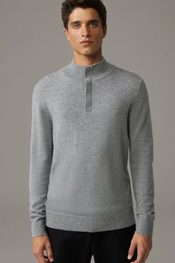 Strellson Strick-Troyer Luka, grau meliert