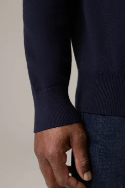 Strellson Strick-Troyer Luka, navy meliert