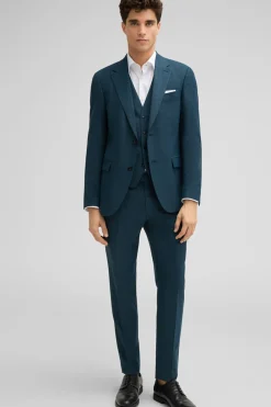 Strellson Sakkos-Weste Gyl, blaugr&uuml;n meliert