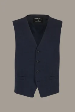 Strellson Westen|Sakkos-Weste Gyl, dunkelblau meliert