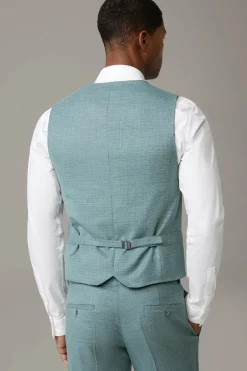 Strellson Westen|Sakkos-Weste Gyl, grün meliert