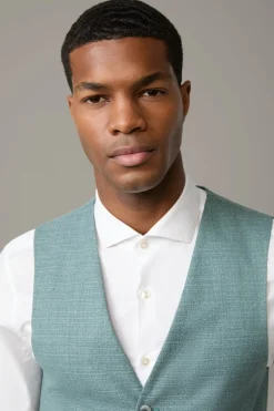 Strellson Westen|Sakkos-Weste Gyl, grün meliert