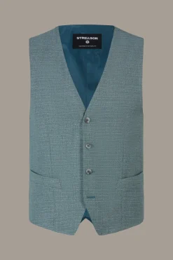 Strellson Westen|Sakkos-Weste Gyl, grün meliert