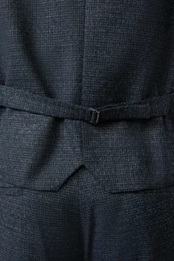 Strellson Sakkos-Weste Gyl, navy kariert