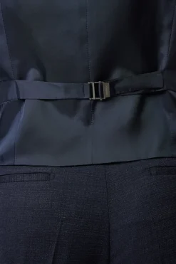 Strellson Sakkos-Weste Ves, dunkelblau meliert