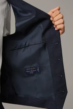 Strellson Sakkos-Weste Ves, dunkelblau meliert