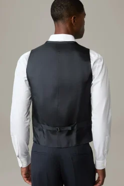 Strellson Sakkos-Weste Ves, strukturiert