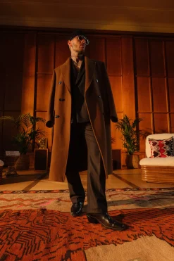 Strellson Mäntel-Wolle-Cashmere-Mantel Laned x Moritz Taylor,