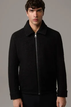 Strellson Jacken-Wollmix-Jacke Luino Wool, schwarz
