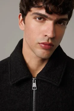 Strellson Jacken-Wollmix-Jacke Luino Wool, schwarz