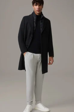 Strellson Mäntel-Wollmix-Mantel Baronz, meliert